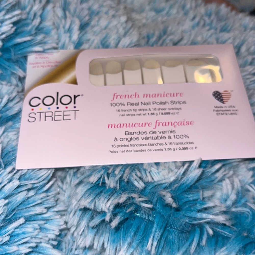 Color street nail polish strips French tip